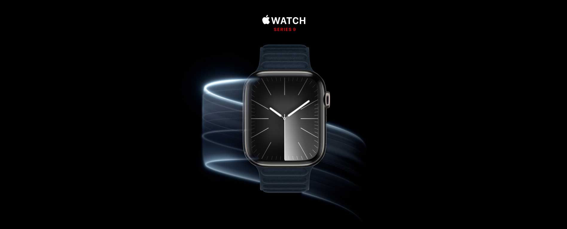 APPLE Watch Series 9, GPS + Cellular, 45mm Midnight Aluminium Case
